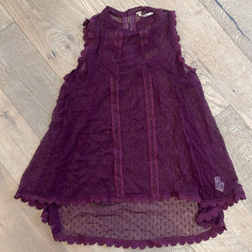 Free People Lace Tank Top - Size XS